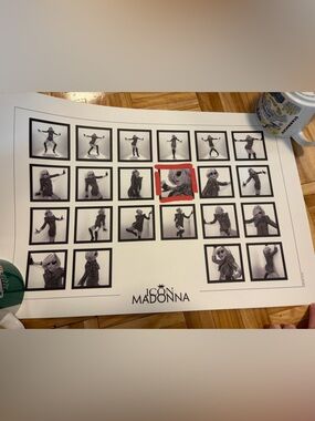 RARE Madonna Icon Fan Club Only Boy Toy Inc 2010 Poster Litho Lithograph 19"x13"